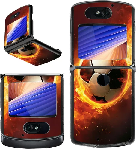 Vista 30 de Rossy Funda para Motorola RAZR 5G, para Moto RAZR 5G, funda delgada y ligera de policarbonato duro a prueba de golpes para Motorola Moto RAZR 5G