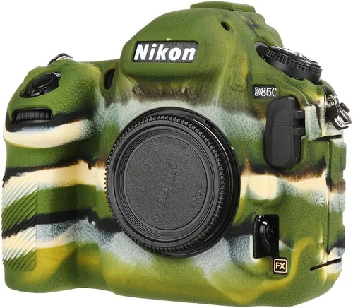 Vista 12 de Funda de cámara para Nikon D850 - Funda protectora de silicona para DSLR, jaula desmontable, a prueba de golpes, a prueba de polvo (negro)