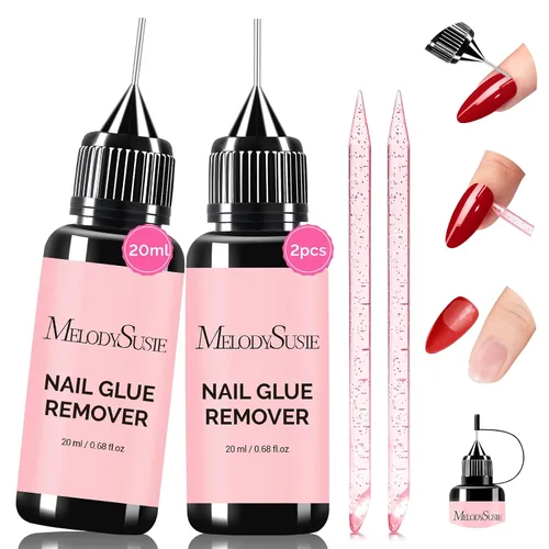 Vista 10 de MelodySusie Gel de uñas sólido constructor de 2.12 oz con kit de polvo