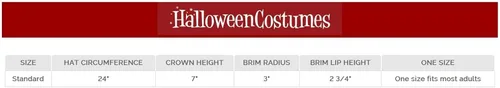 Vista 3 de Fun Costumes Sombrero Dees Clueless para mujer