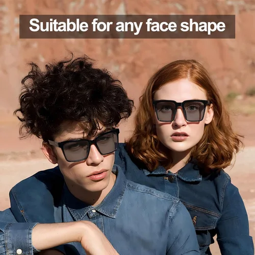 Vista 6 de AI Smart Gafas de Traducción Inalámbricas Bluetooth para Hombres/Mujeres con Altavoces/Bluetooth y Traducción de +140 Idiomas