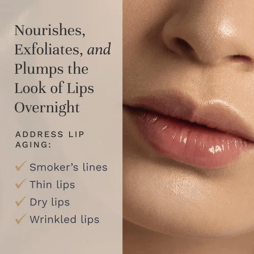 Vista 4 de City Beauty City Lips - Aceite nocturno para rellenar, hidratar y restaurar durante la noche, tratamiento labial antienvejecimiento, aceite labial
