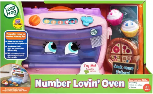 Vista 7 de LeapFrog Number Lovin 'Horno, Exclusivo en línea rosa.