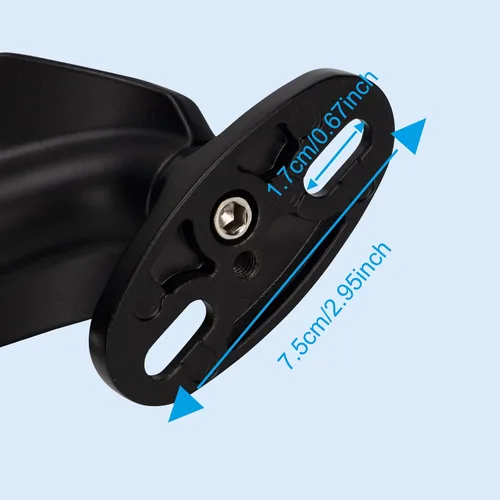 Vista 7 de Espejos retrovisores para motocicleta, retrovisores laterales giratorios ajustables para Kawasaki Ninja 400 NINJA 650 ZX6R, Honda Yamaha Suzuki
