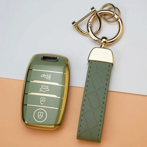 Vista 3 de GAGALU 3/4 Botones TPU Shell Fob Holder Llavero para Kia Rio Rio5 Sportage R K3 KX3 K4 K5 para Ceed Sorento Cerato Optima Car Key Cover Case