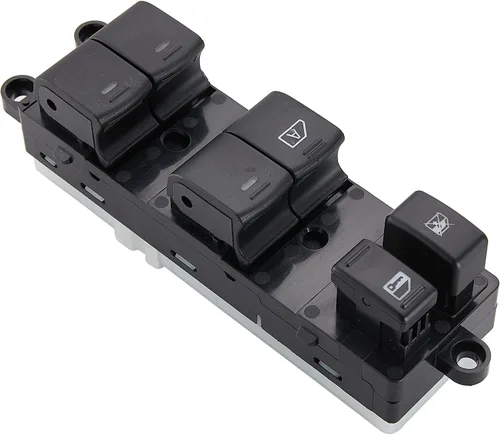 Vista 3 de ZAPOTST Interruptor de ventana eléctrica se adapta a Nissan Frontier Xterra 2005-2012. Interruptor de control principal eléctrico para puerta