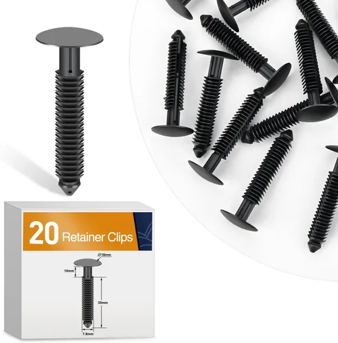 Vista 31 de GOOACC Juego de tornillos para placa de matrícula, tornillos de acero inoxidable con tuercas de nylon para sujetar placas de matrícula delanteras