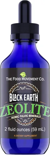 Vista 9 de Zeolita Black Earth con Ácidos Húmicos Fúlvicos Oligoelementos para Adultos y Niños para Desintoxicación, Salud Intestinal y Apoyo Inmunológico