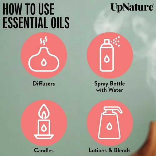 Vista 4 de UpNature Aceite esencial de toronja rosa - 100 % natural y puro, sin diluir, para aromaterapia, aumenta la energía, mejora el estado de ánimo