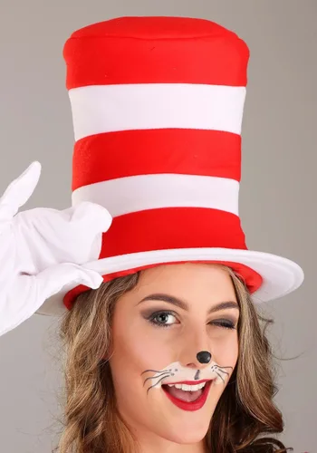 Vista 5 de Dr. Seuss - Disfraz de The Cat in the Hat para adultos, talla L