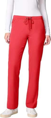 Vista 9 de Healing Hands EVRY - Pantalones médicos de pierna ancha con cintura elástica para mujer Azul marino