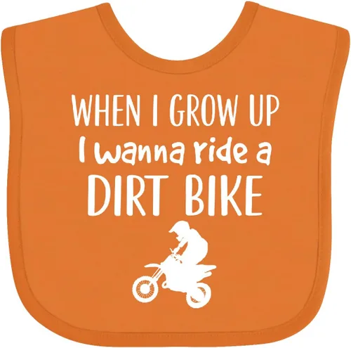 Vista 3 de inktastic Babero para bebé de motocross Future Dirt Biker