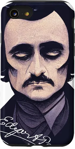 Vista 13 de Funda para iPhone 15 Edgar Allan Poe Dark Writers
