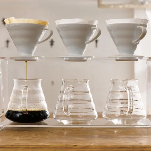 Vista 2 de Hario V60 "Clear" Jarra de vidrio para servir, 600 ml