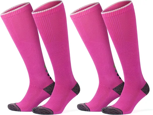 Vista 11 de GoWith Compression Socks for Men & Women, Cushioned 20-30 mmHg Graduated Compression Running Socks, Athletic Knee High Socks