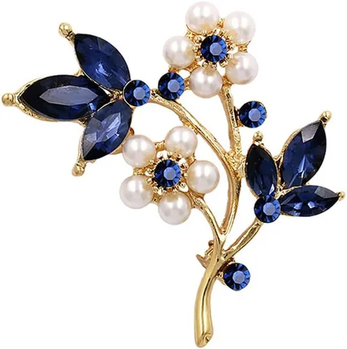 Vista 4 de Broche Flor Perla Señoras Simple Broche De Moda Durabilidad Atractivo Y Moda