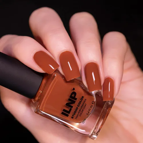 Vista 3 de ILNP Caramel - Esmalte de uñas cremoso de color caramelo
