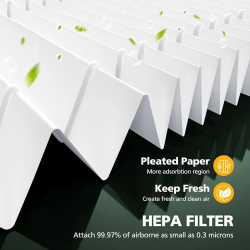 Vista 4 de Paquete de 2 filtros HEPA de repuesto para filtro TP01 mejorados, compatibles con los modelos Dyson Tower Purifier Pure Cool Link TP01, TP02, TP03
