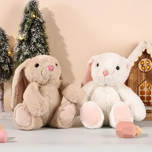 Vista 8 de TCBunny - Conejo de peluche para dormir de 11", para niñas, niños y bebés, juguetes de Pascua, Coco (Beige)