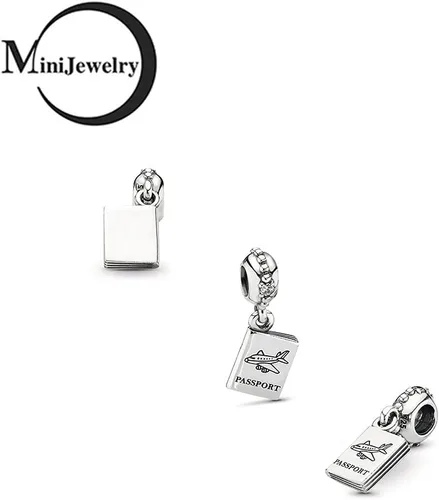 Vista 3 de Encantos para pulseras Pandora de la Torre Eiffel París, pasaporte, foto foto foto foto foto fotógrafo