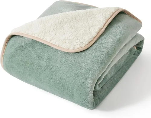Vista 57 de Bedsure - Mantas impermeables para perros pequeños - Manta de felpa de sherpa con impresión suave lavable para perros y gatos, protector de muebles