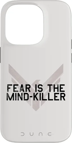 Vista 21 de iPhone 16 Pro Dune (2021) - El miedo es el asesino de la mente - Carcasa blanca Atreides
