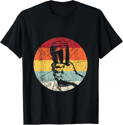Vista 2 de Jarra de cerveza artesanal vintage para hombre, Negro, S