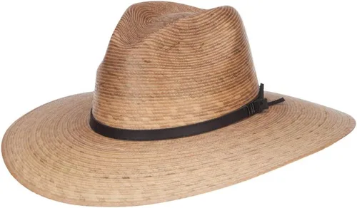Vista 5 de Sombrero safari con trenza de palma para hombre Dk Palm