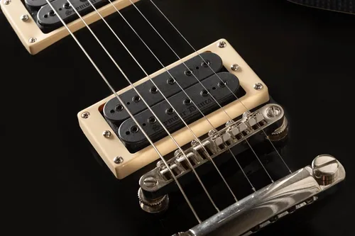 Vista 2 de Seymour Duncan Pastilla pasiva de puente Humbucker pasivo de invierno negro ennegrecido, perfecto para rock y metal pesado