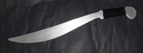 Vista 2 de Aluminio Espada Lahot Entrenamiento Táctico Práctica Espada Cuchillo Espada Artes Marciales Instrucción Video FMA Réplica
