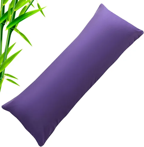 Vista 44 de Fundas de almohada tamaño estándar paquete de 2, fundas de almohada de rayón de bambú refrescantes con cierre de sobre, fundas de almohada frescas