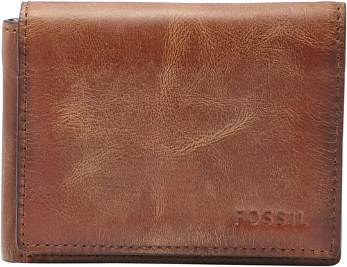 Vista 8 de Cartera de piel plegada para hombre Fossil