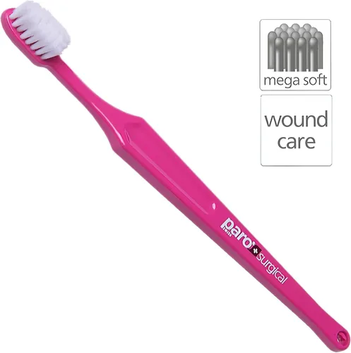 Vista 2 de Paro Swiss Surgical 743 - Cepillo de dientes para padres, rosa, funciona con pilas, unisex para niños