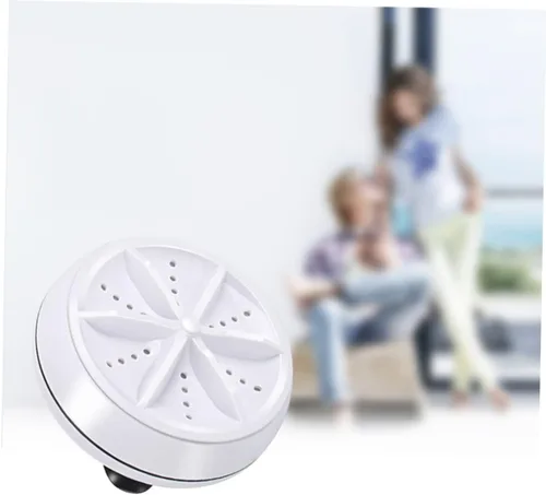 Vista 9 de GLEAVI Mini lavadora Máquina de limpieza de lavandería portátil para viajes Lavandería infantil