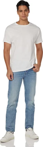 Vista 6 de Hanes Essentials Paquete de camisetas para hombre, camisetas de algodón con cuello redondo, 4 o 6