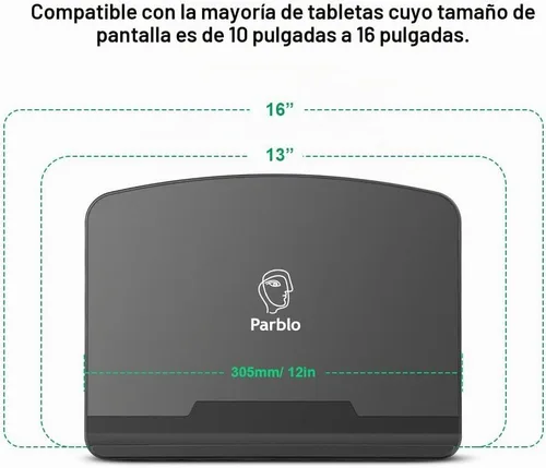 Vista 9 de Parblo PR 100 Soporte universal para tableta de dibujo ajustable para monitores de gráficos digitales de dibujo de 10 a 16 pulgadas, tabletas