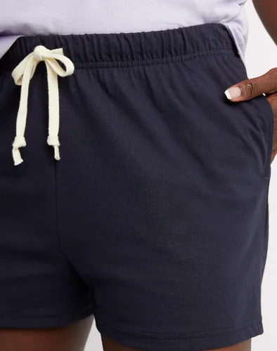 Vista 4 de Hanes Essentials Cordón de algodón, pantalones cortos ajustables para mujer