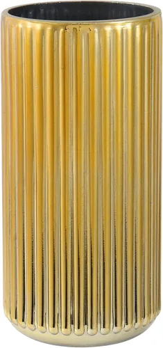 Vista 40 de Jarrón de vidrio ámbar para flores, florero para ramo, jarrones de vidrio modernos, jarrones acanalados para sala de estar, dormitorio, mesa