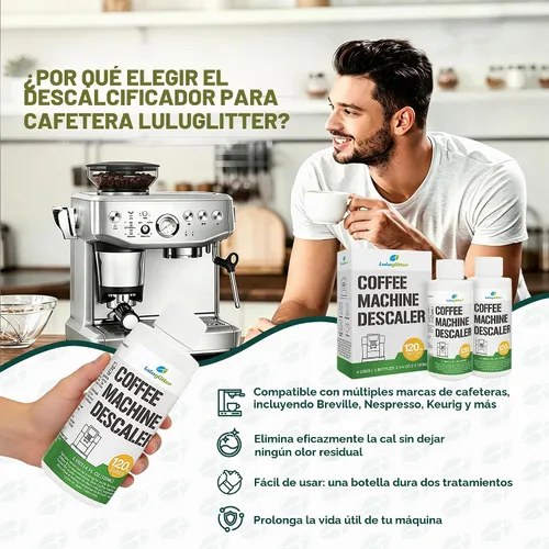Vista 2 de Máquina de café y espresso Descalcificadora 8.1 fl oz Solución universal