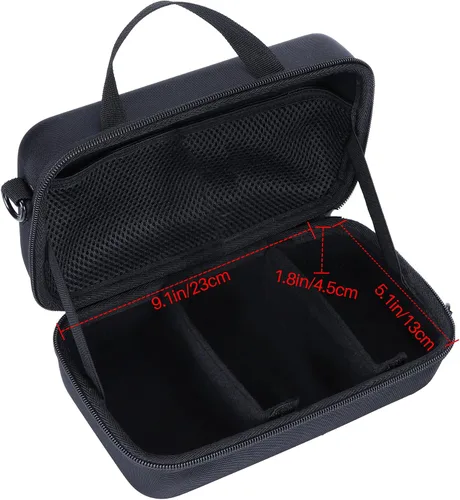Vista 3 de Lebakort Funda de almacenamiento compatible con cámara Canon EOS Rebel T7 / T7i