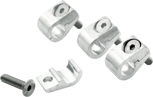 Vista 2 de Allstar Performance Allstar ALL18321 Abrazadera universal de aluminio con abrazadera de 1/4" I.D (paquete de 4)