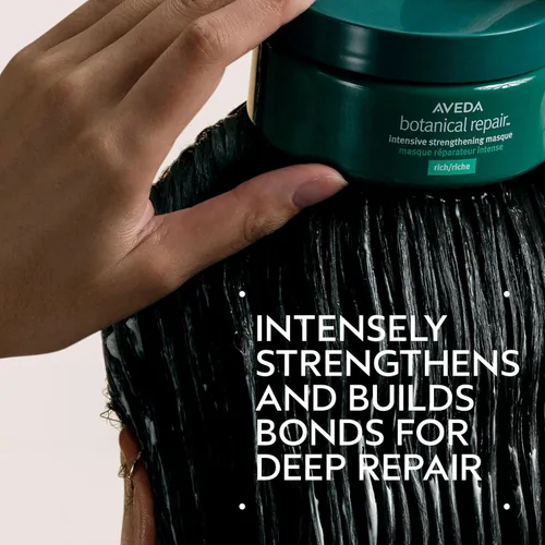 Vista 2 de Aveda Botanical Repair Intensive Strengthening Masque Rich Bond-Building Mask for Stronger Hair Deep Conditioner Detangles, Softens Medium to