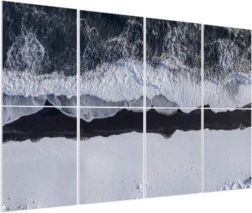 Vista 9 de Olanglab Paneles acústicos artísticos, paneles de pared absorbentes de sonido de 48 x 32 pulgadas para paneles de pared acústicos decorativos Playa B