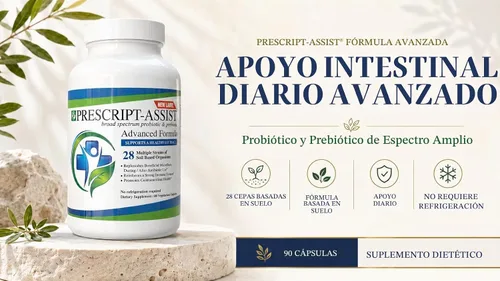 Vista 2 de Prescript-Assist Prebióticos y probióticos para la salud digestiva e inmunológica sin proteína de guisante para una rápida absorción, avanzada a