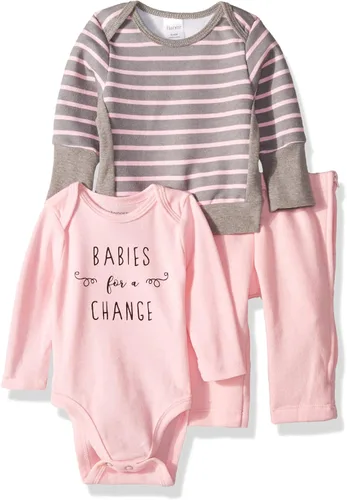 Vista 3 de Hanes Baby Boys Ultimate Baby Zippin Fleece Pant con manga larga y sudadera Grey Fun.