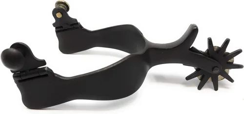Vista 4 de AJ Tack Bucking Bronc - Espuelas grabadas para hombre