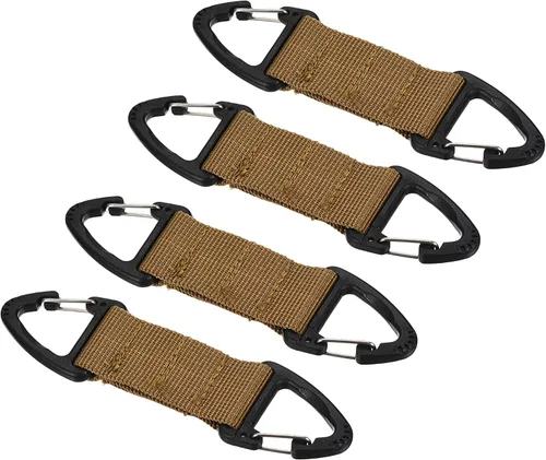 Vista 7 de PATIKIL Clip para llaves para cinturón, hebilla colgante con clip triangular de doble cara para exteriores