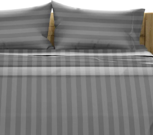Vista 43 de TEXAS LINEN CO. Juego de 2 fundas de almohada 100% de algodón egipcio, tamaño estándar/Queen, fundas de almohada de lujo de alta serie color beige