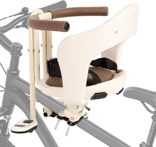 Vista 8 de Asiento de bicicleta para niños, asiento delantero, asiento para niños, asiento deportivo para bicicleta para adultos, asiento delantero