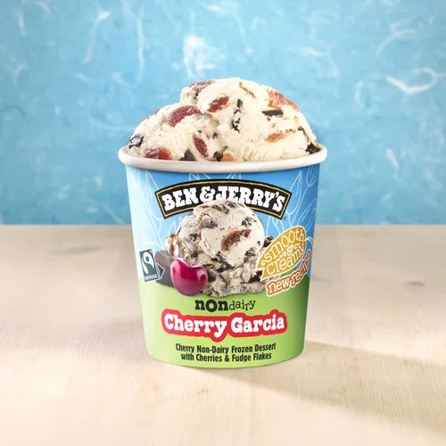 Vista 5 de Ben & Jerry's Sin lácteos, cereza García, 16 oz